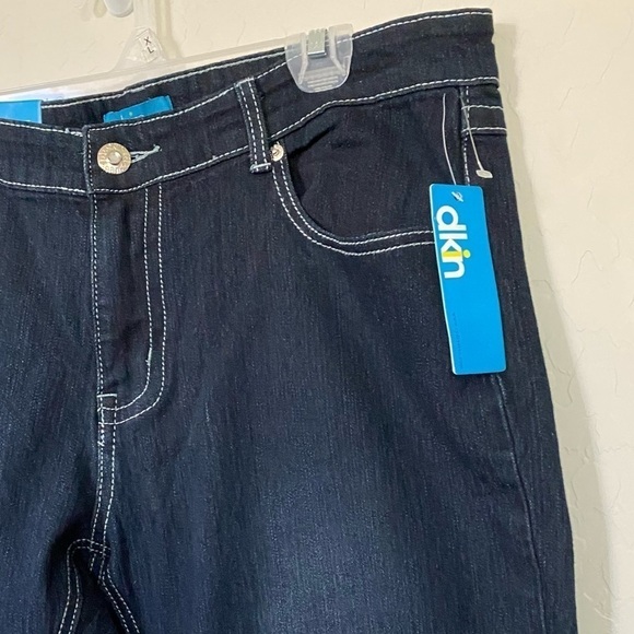 DKIN Distressed Jeans with Pocket Embellishments Size 16W - Picture 8 of 12